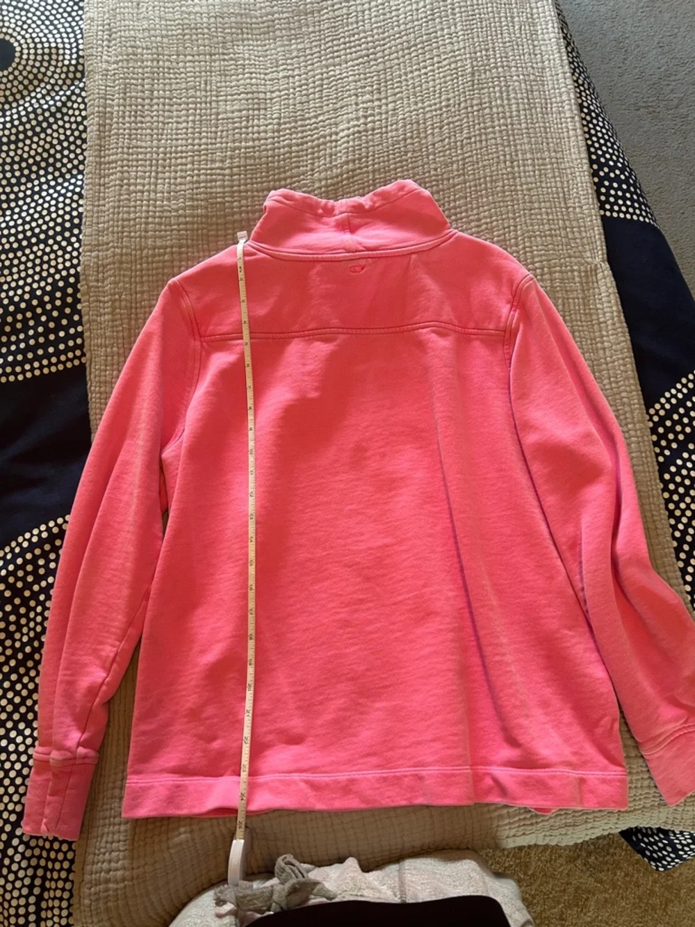 Vineyard Vines Neon Pink sweatshirt with Logo Patch - Picture 4 of 4